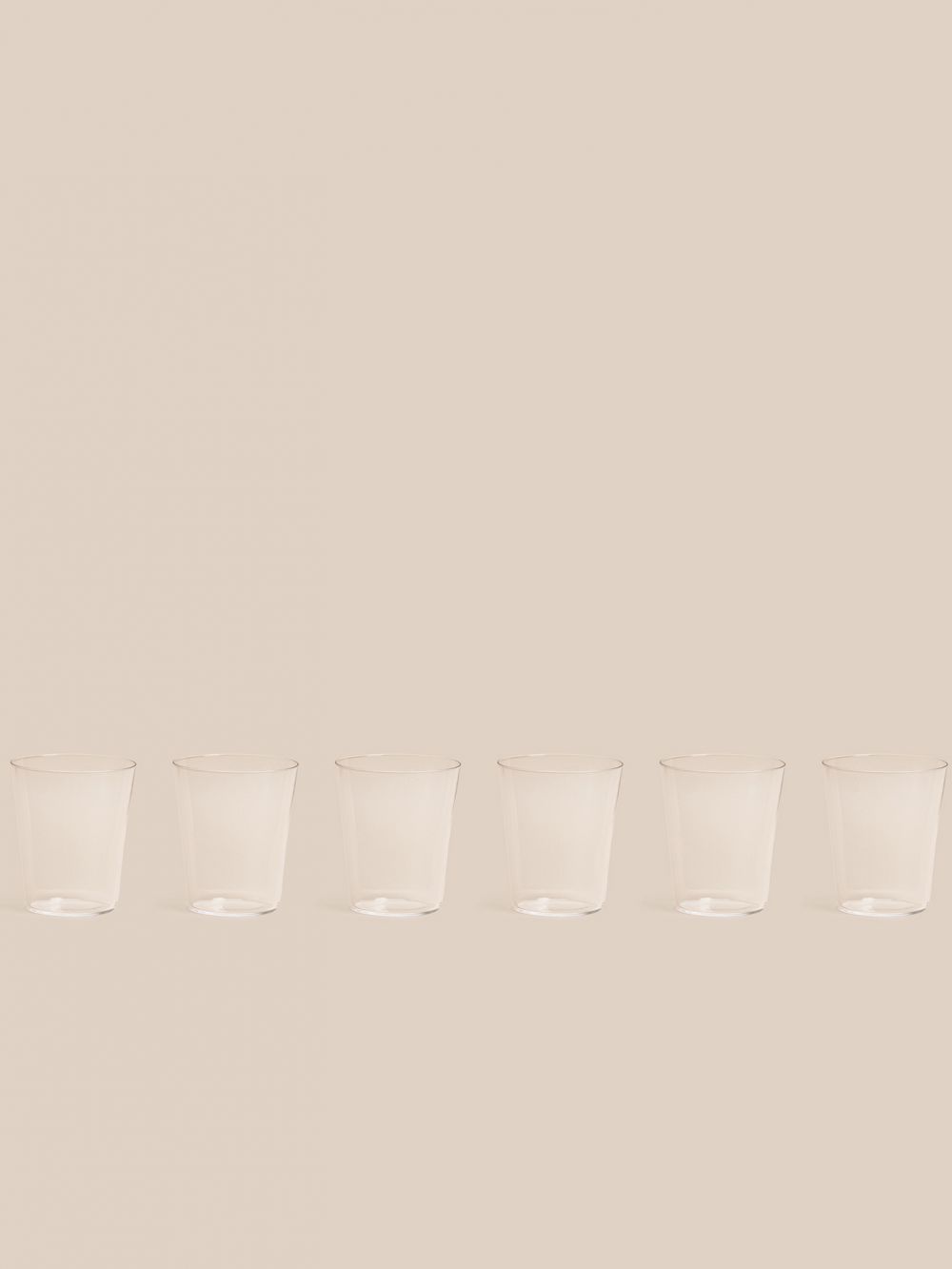 סט 6 כוסות שתיה קלאסיות 390ML