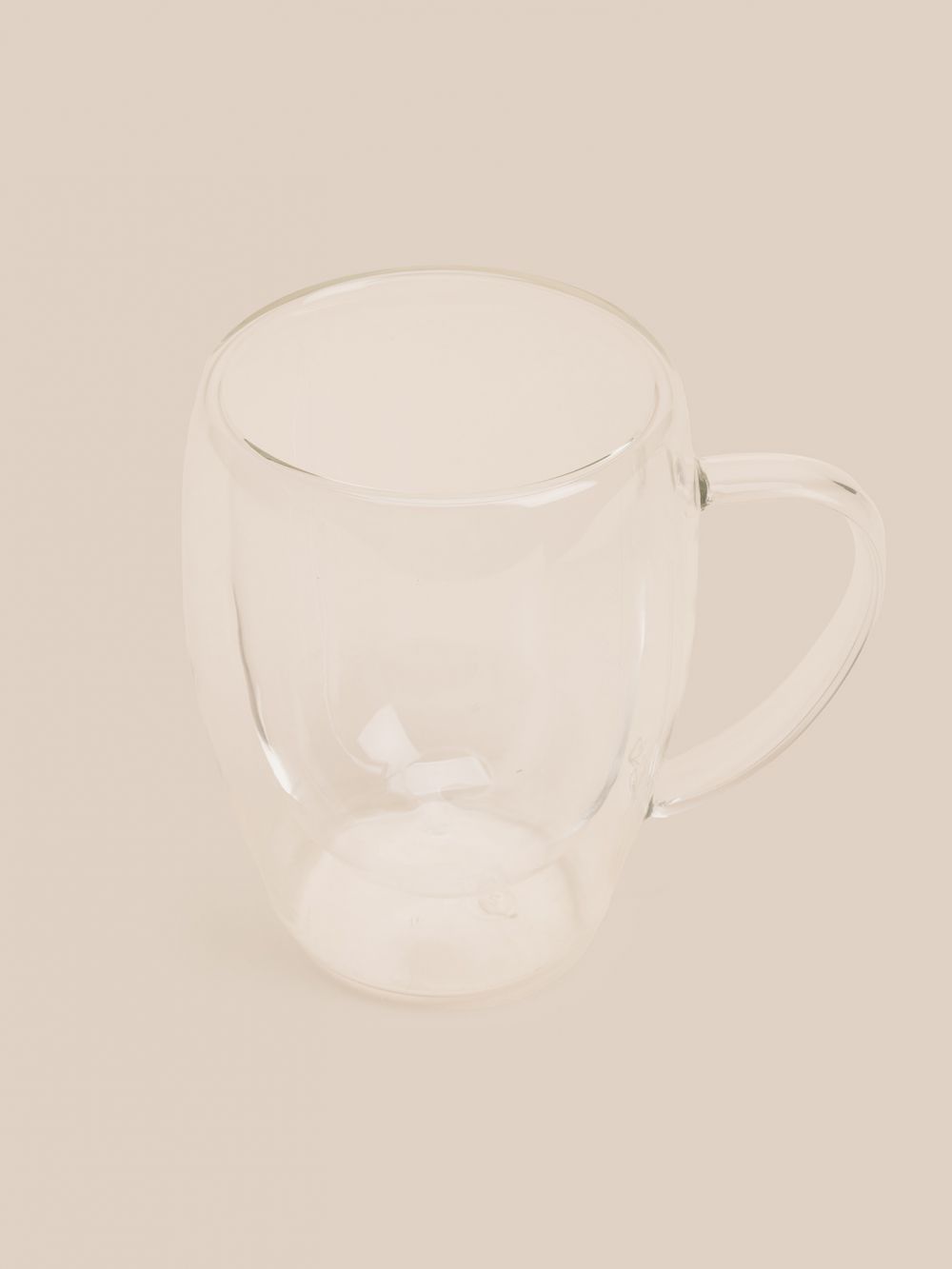 כוס זכוכית עם דופן כפולה 350 מ”ל