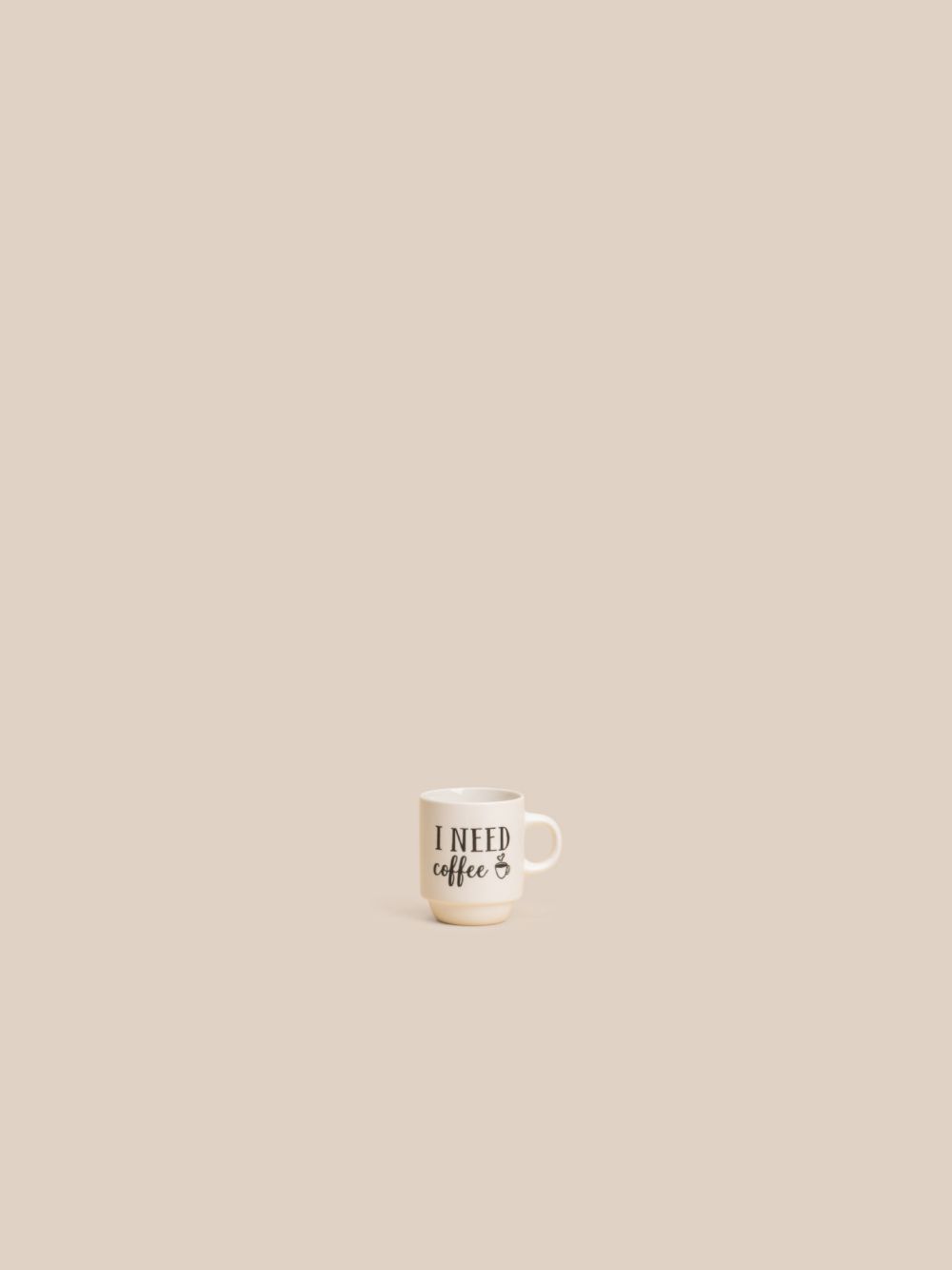 ספל אספרסו I need coffee 130ml