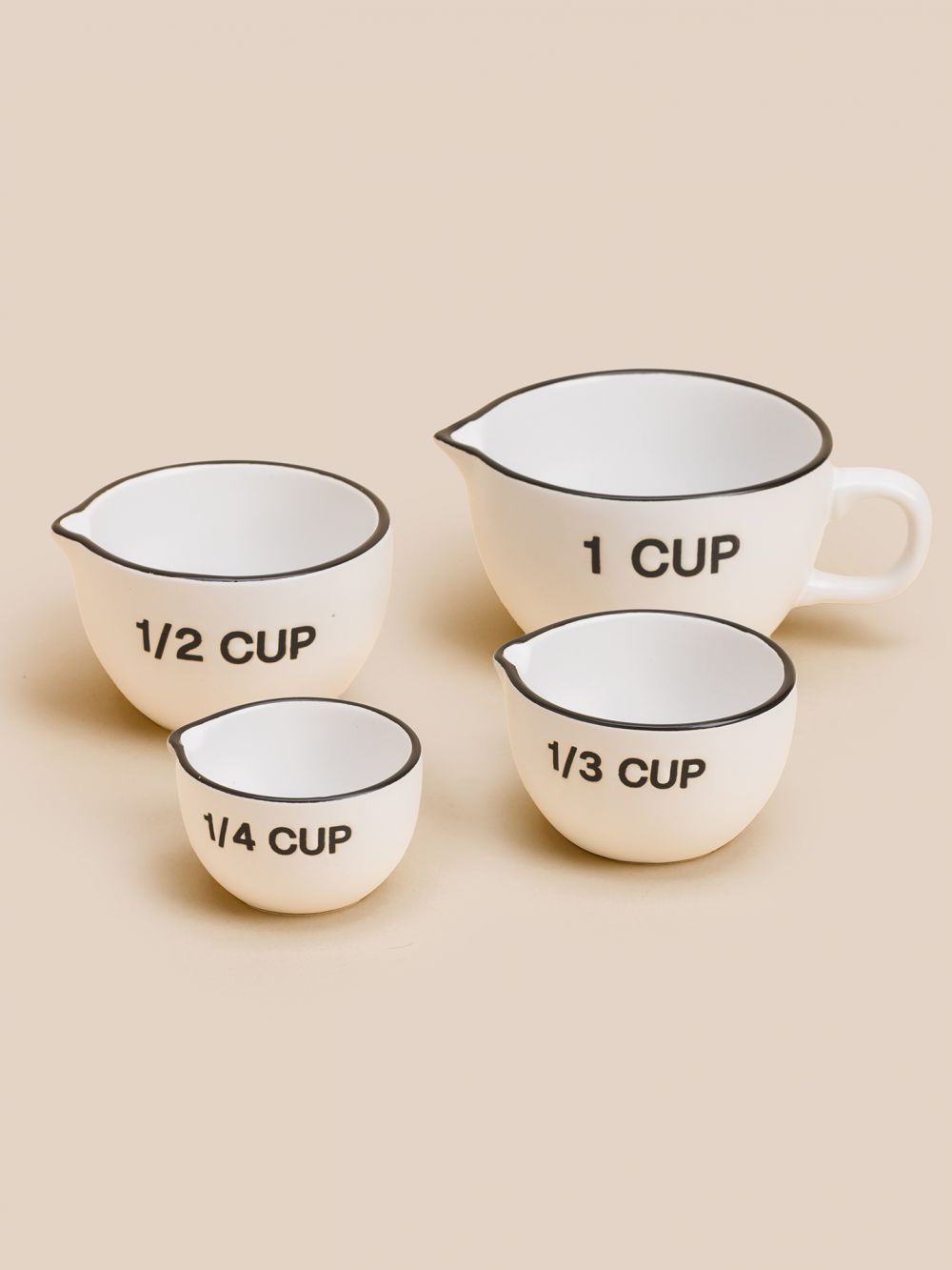 כוסות מדידה פס שחור