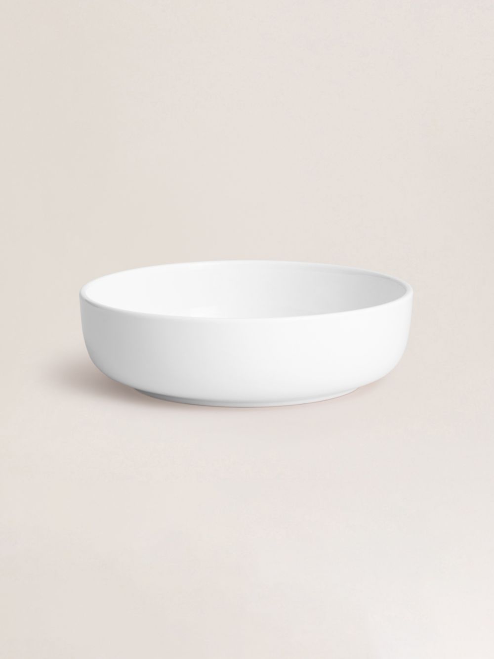 קערת אוכל להגשה PURE WHITE קוטר 22 ס”מ