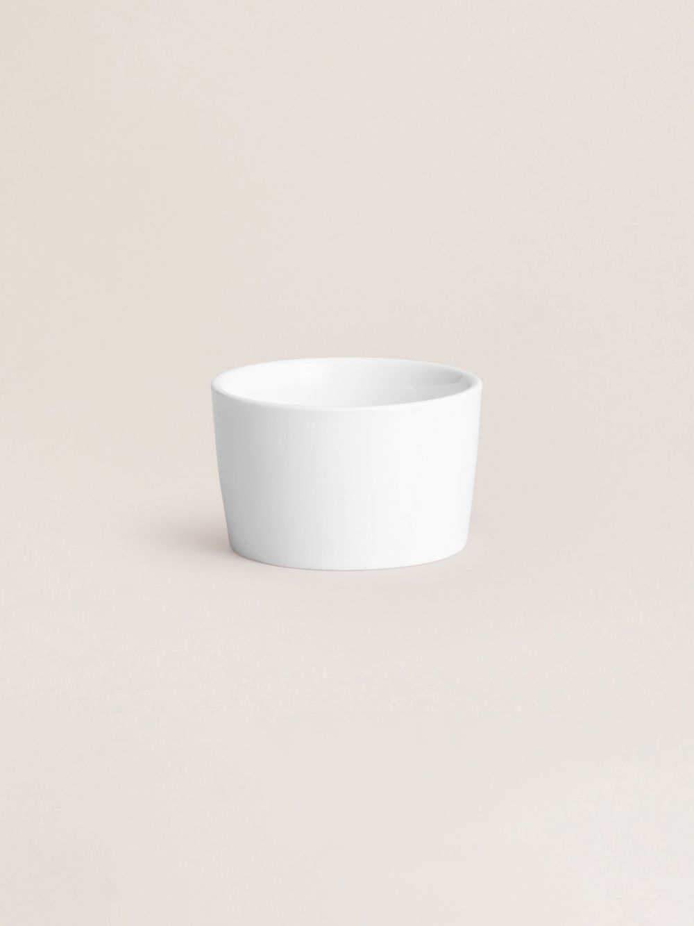 קערית אוכל PURE WHITE בגודל 9X5.4 ס”מ