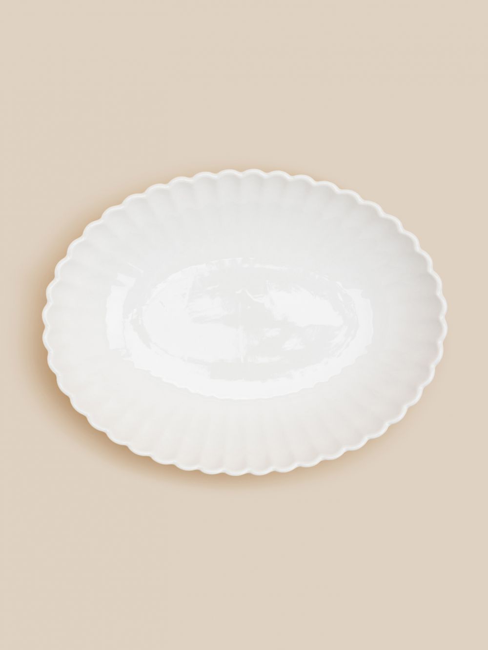 קערת הגשה בעיצוב פסים מפורצלן 30.5X23.7X6.1 ס”מ