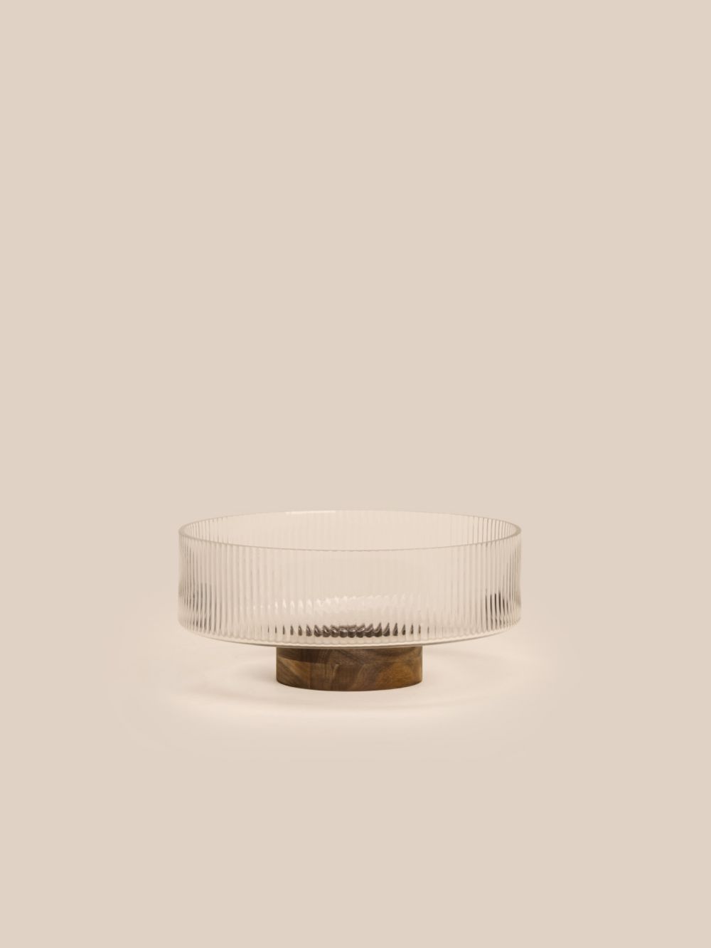 קערת הגשה זכוכית פליסה 26X11CM