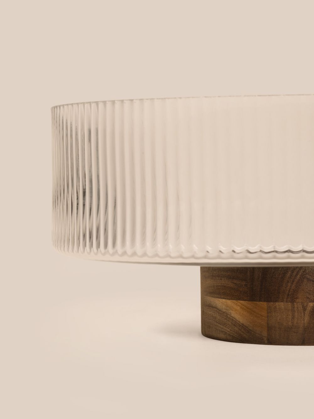 קערת הגשה זכוכית פליסה 26X11CM