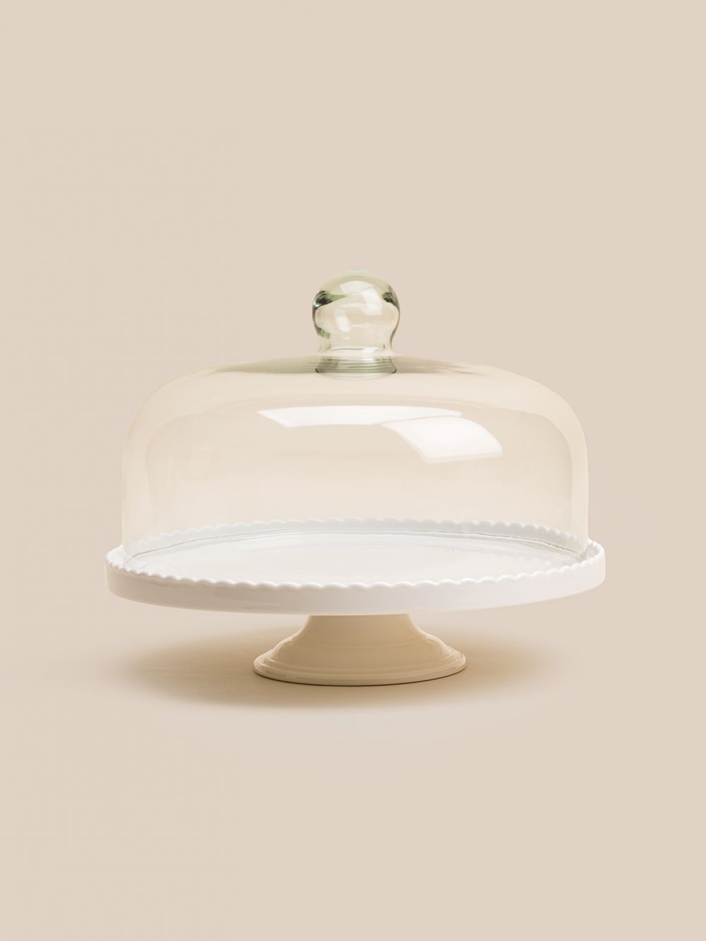 מעמד לעוגה עם פעמון זכוכית 30CM