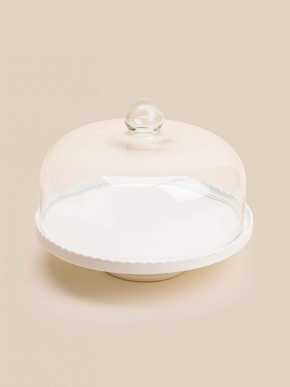 מעמד לעוגה עם פעמון זכוכית 30CM