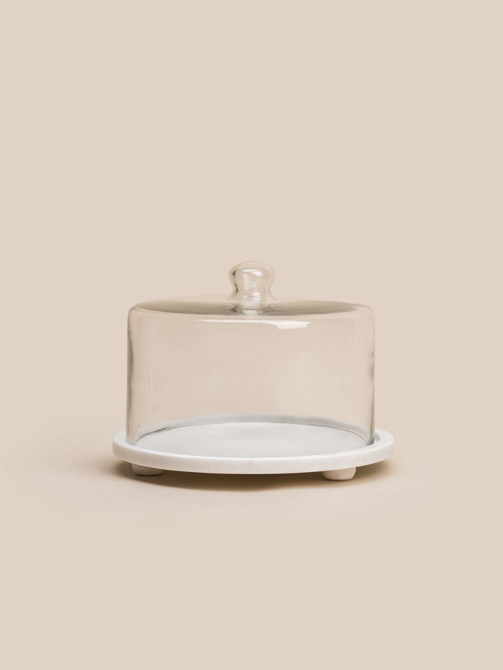 פעמון הגשה לעוגה שיש 26CM