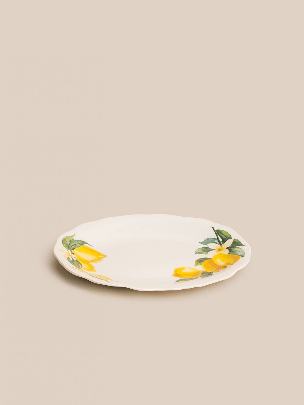 צלחת הגשה אובלית לימונים 25X16.5CM