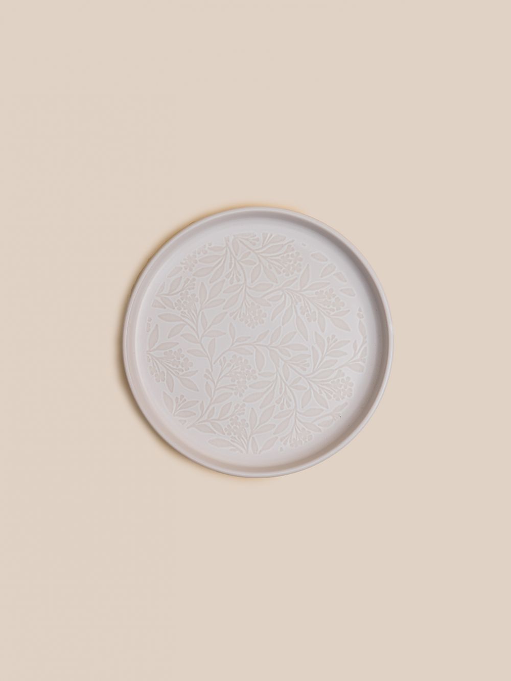 צלחת מנה ראשונה עלים 20.7CM