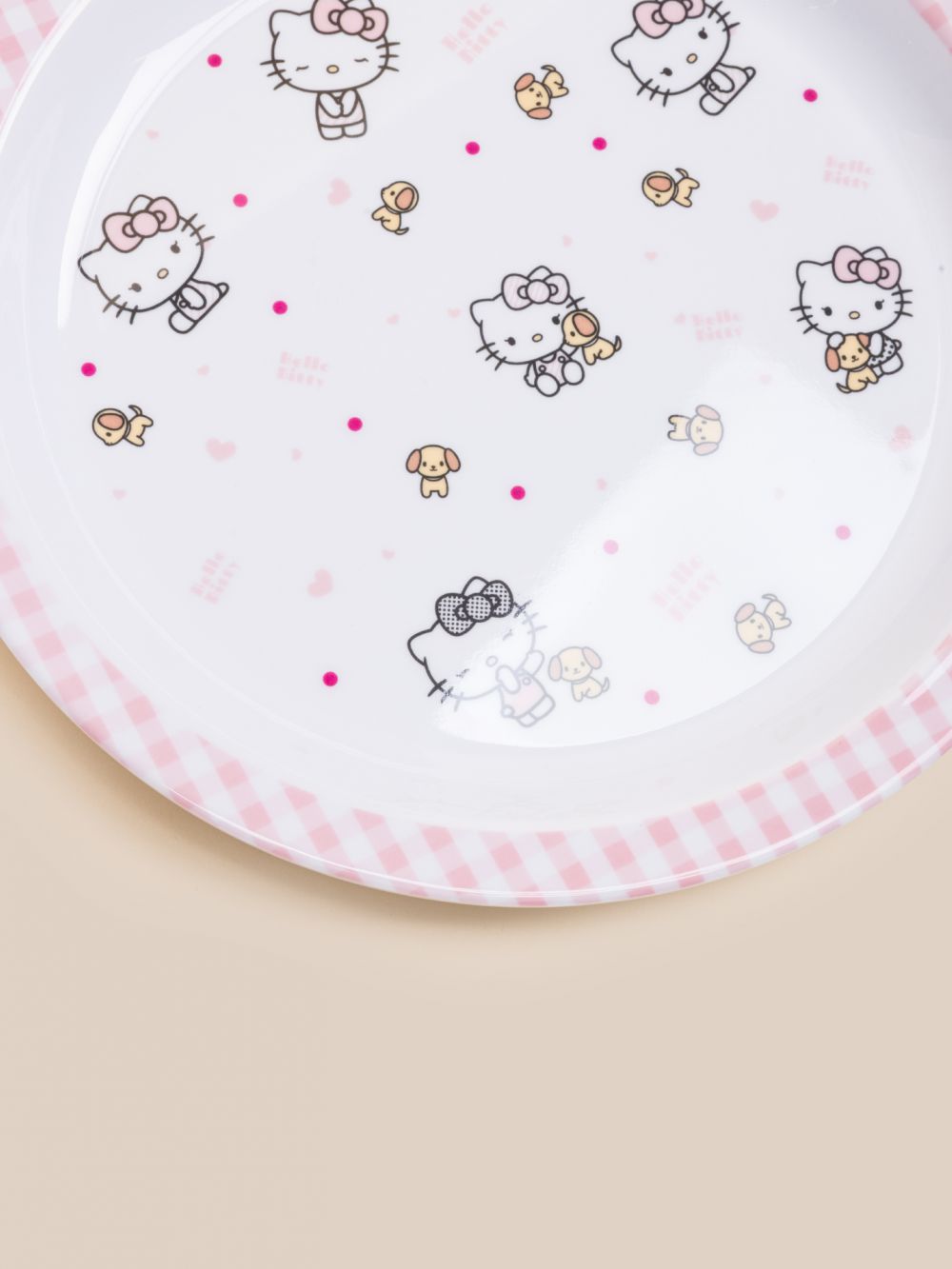 צלחת מלמין 21CM  Hello kitty