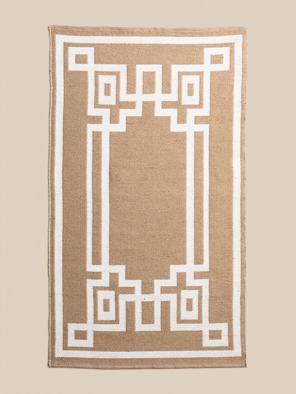 שטיח עבודת יד בגווני חום דגם דניאל 90X150 ס”מ