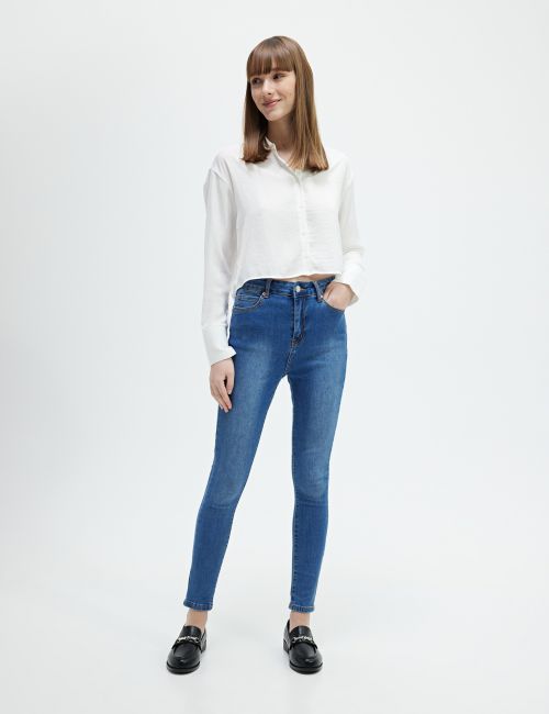 ג’ינס SARAI –SKINNY בגזרת cropped