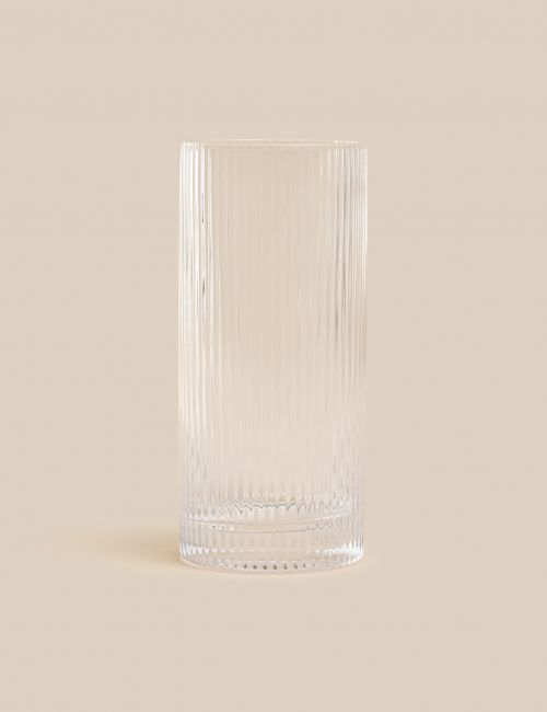 כוס פליסה מזכוכית עבודת יד L