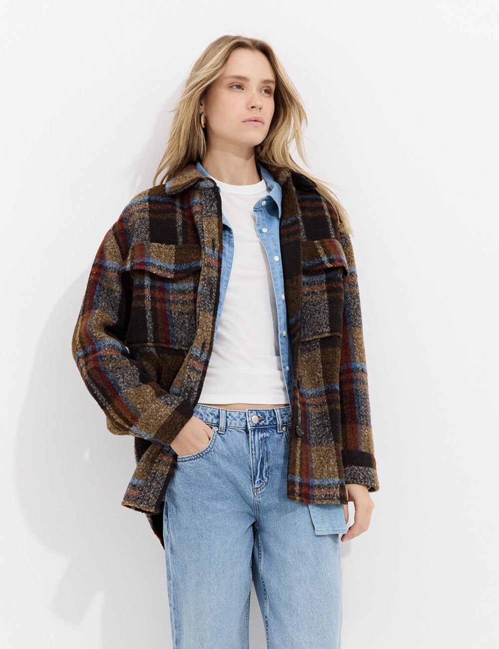 אובר שירט משבצות