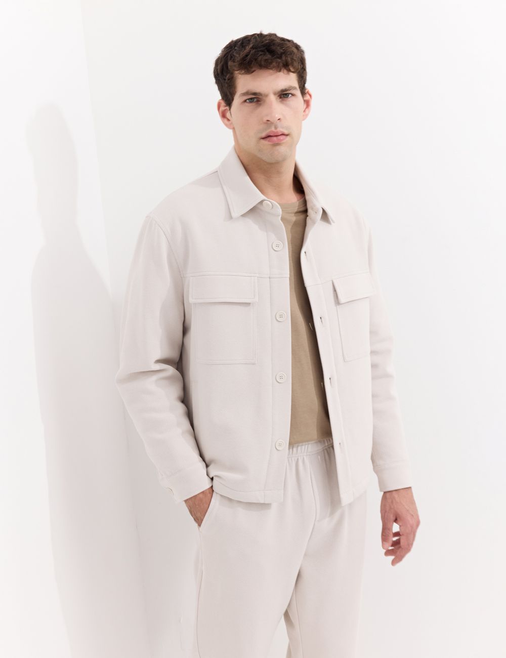 ג׳קט מבד טקסטורה