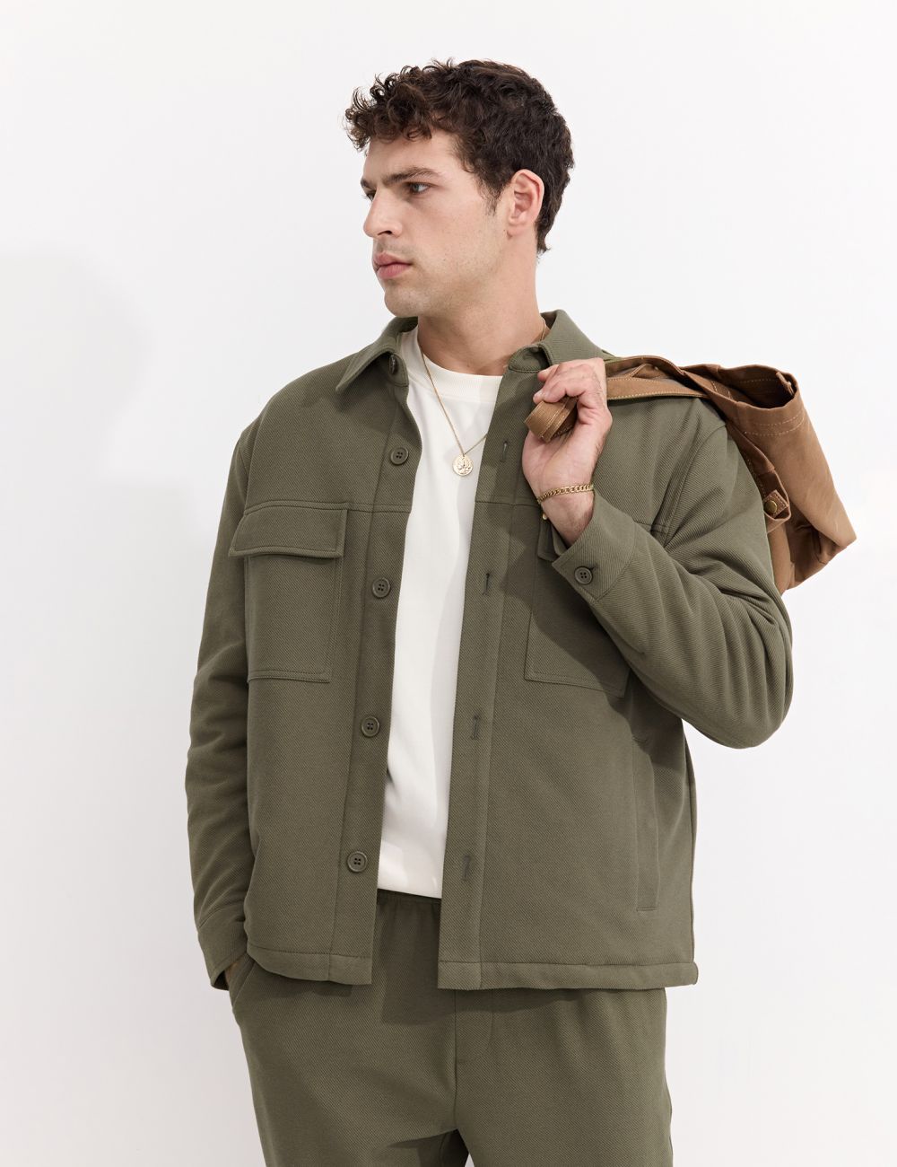 ג׳קט מבד טקסטורה