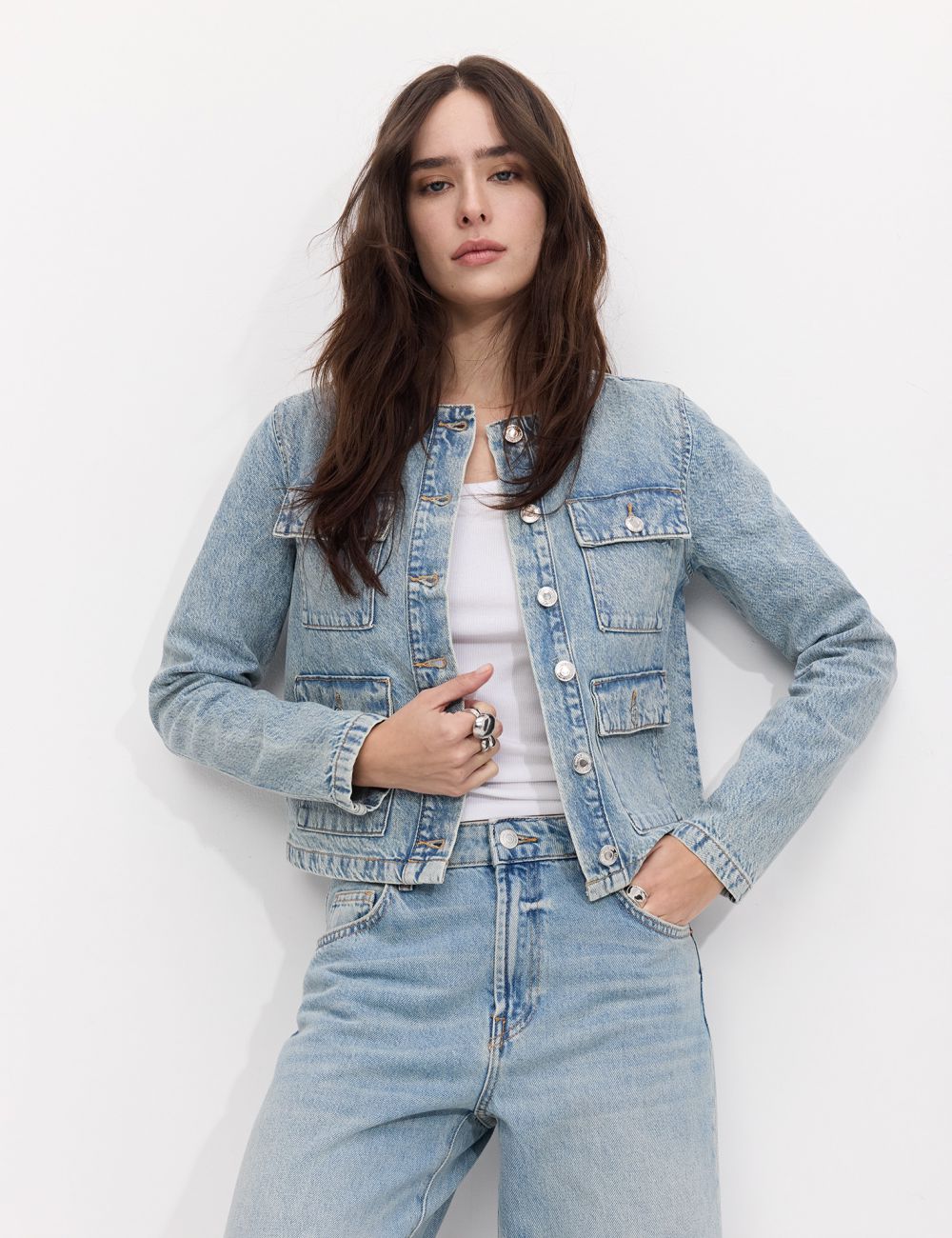 ג׳קט ג׳ינס Boxy