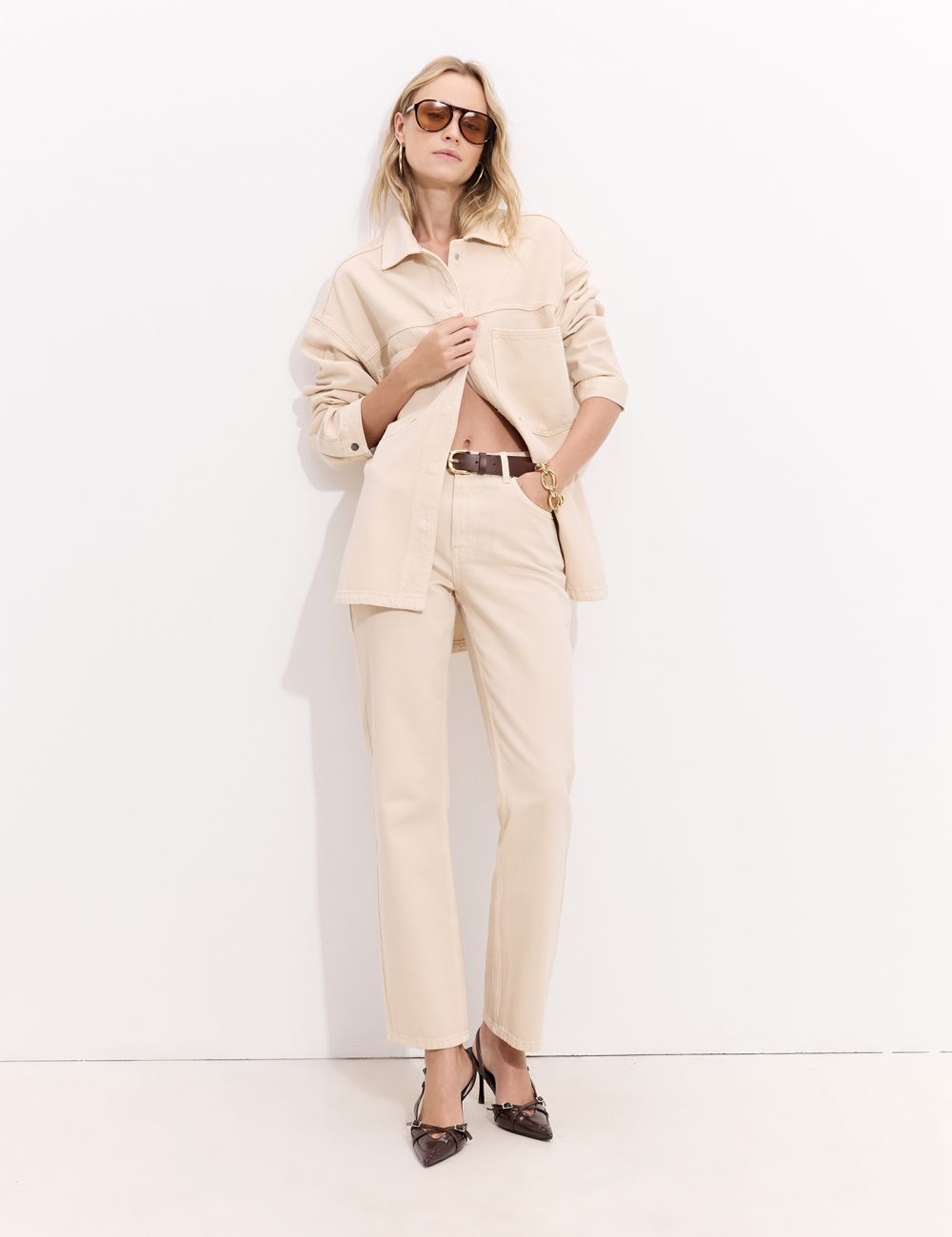 ג’ינס STRAIGHT גבוה