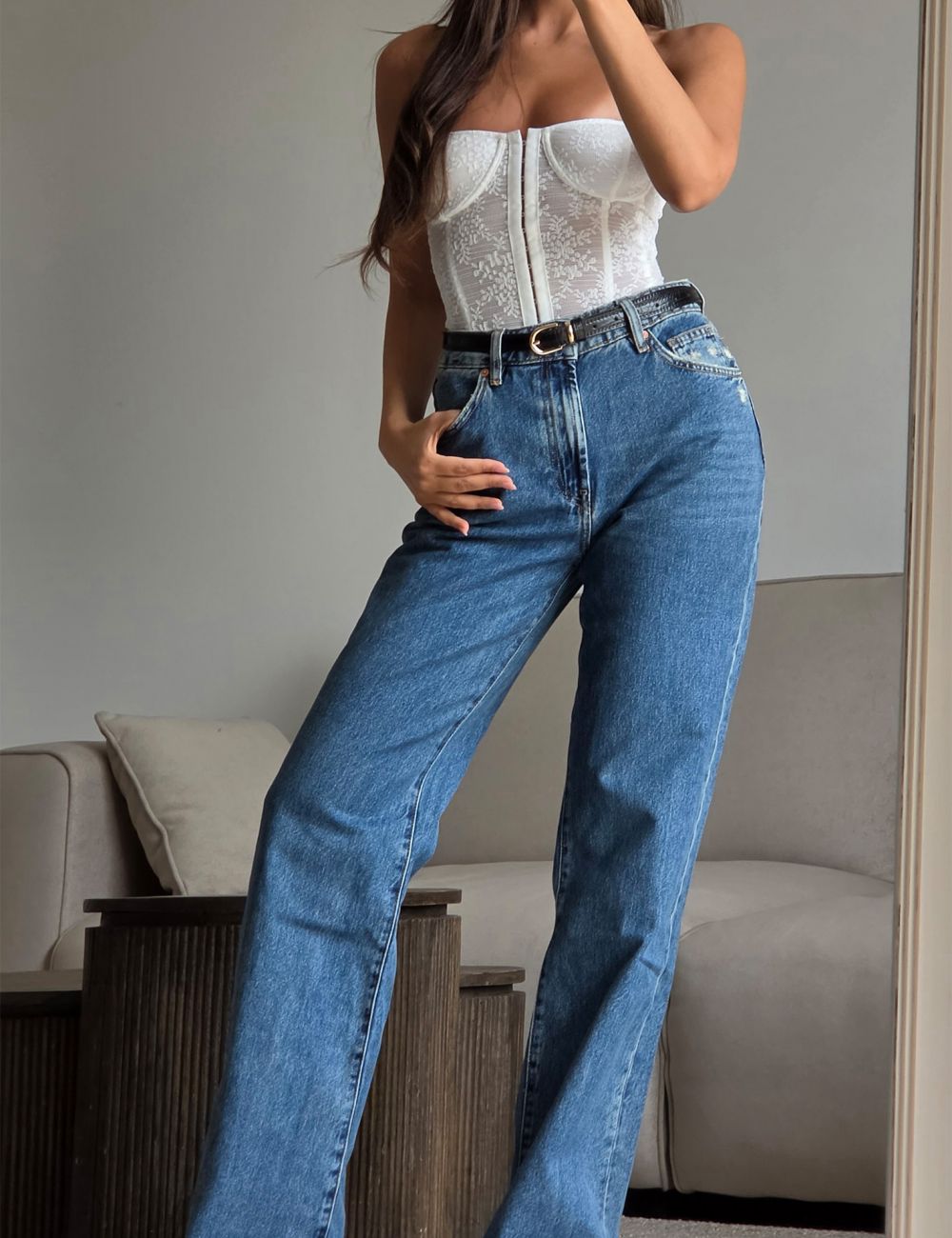 ג’ינס WIDE LEG