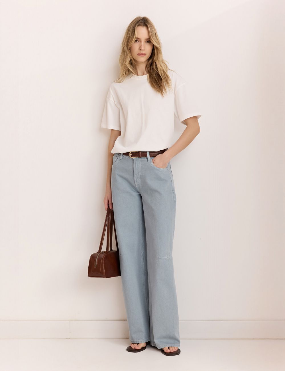 ג’ינס WIDE-LEG שטוף