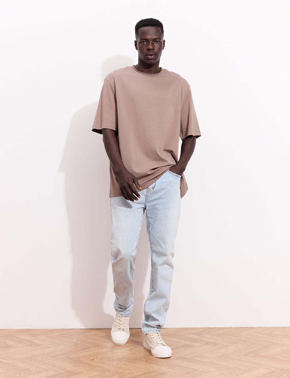 ג׳ינס שטוף בגזרת SKINNY