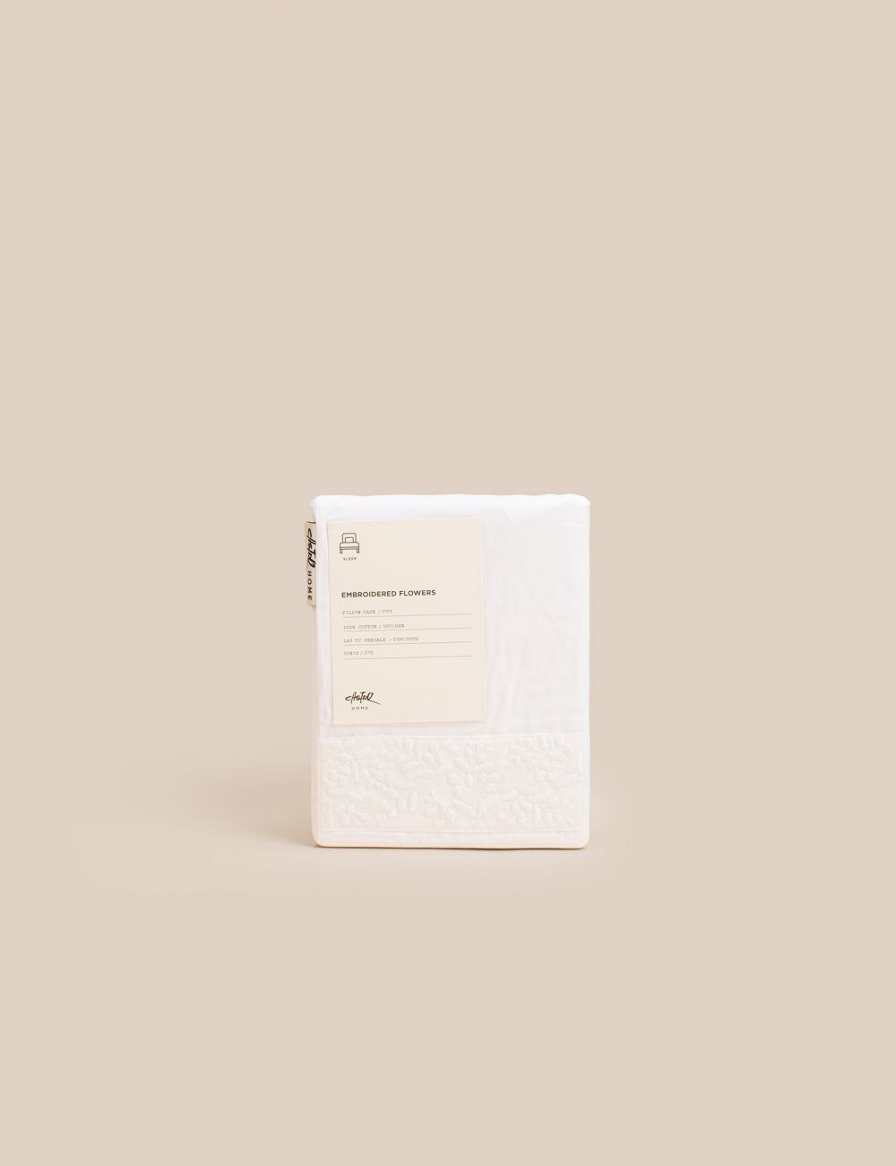 ציפית פרחים רקומים 50X70CM ס״מ 180TC