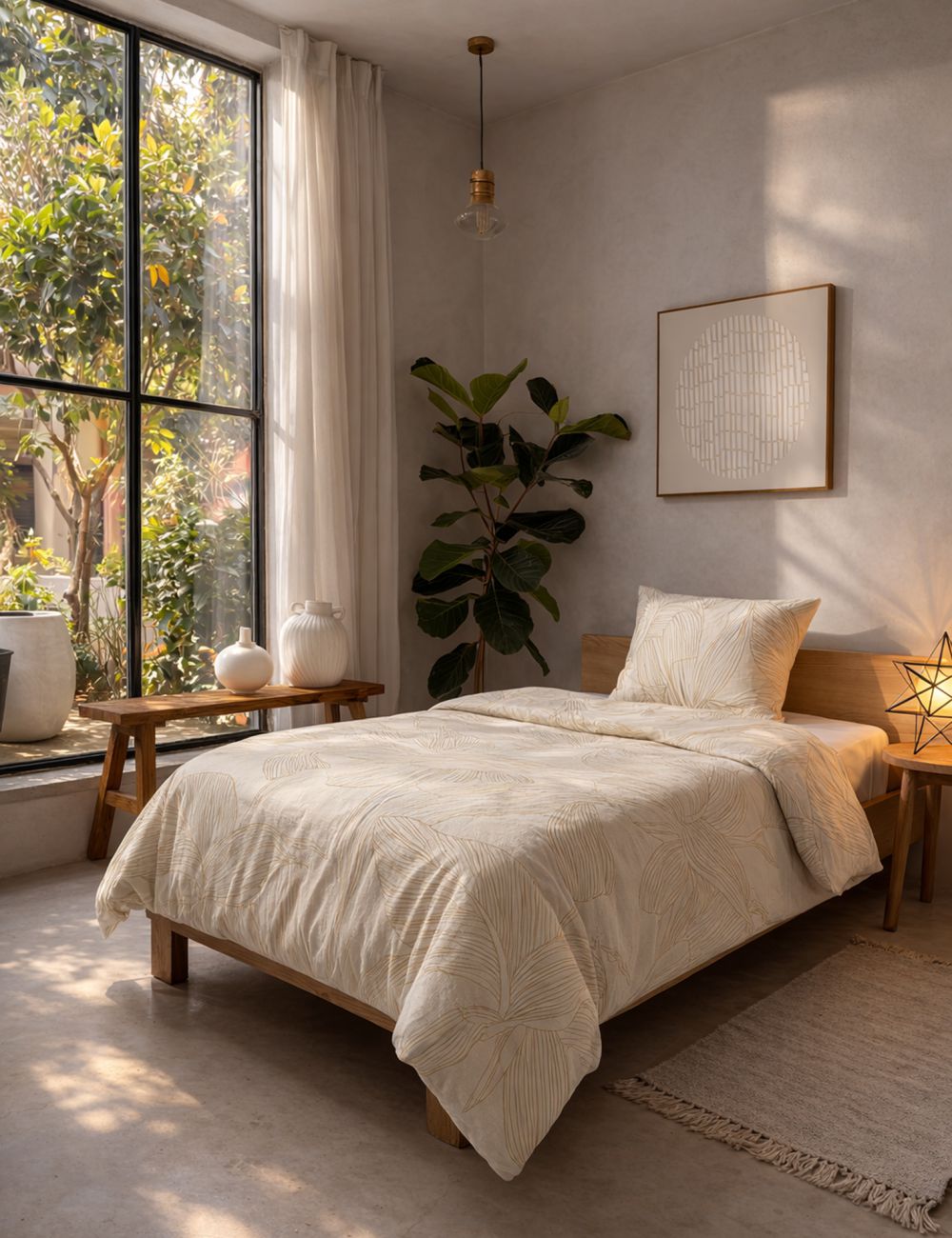 סט מצעים קירה 120x200 ס״מ 220TC