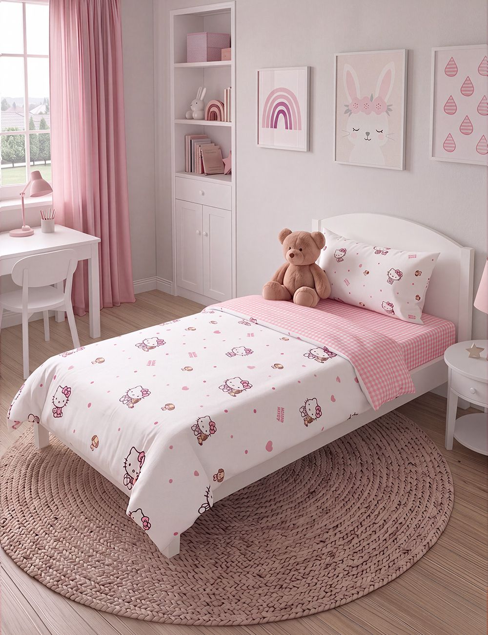 סט מצעים HELLO KITTY 120X200CM
