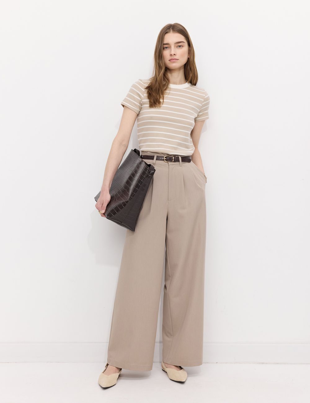 מכנסי קפלים מחוייטים