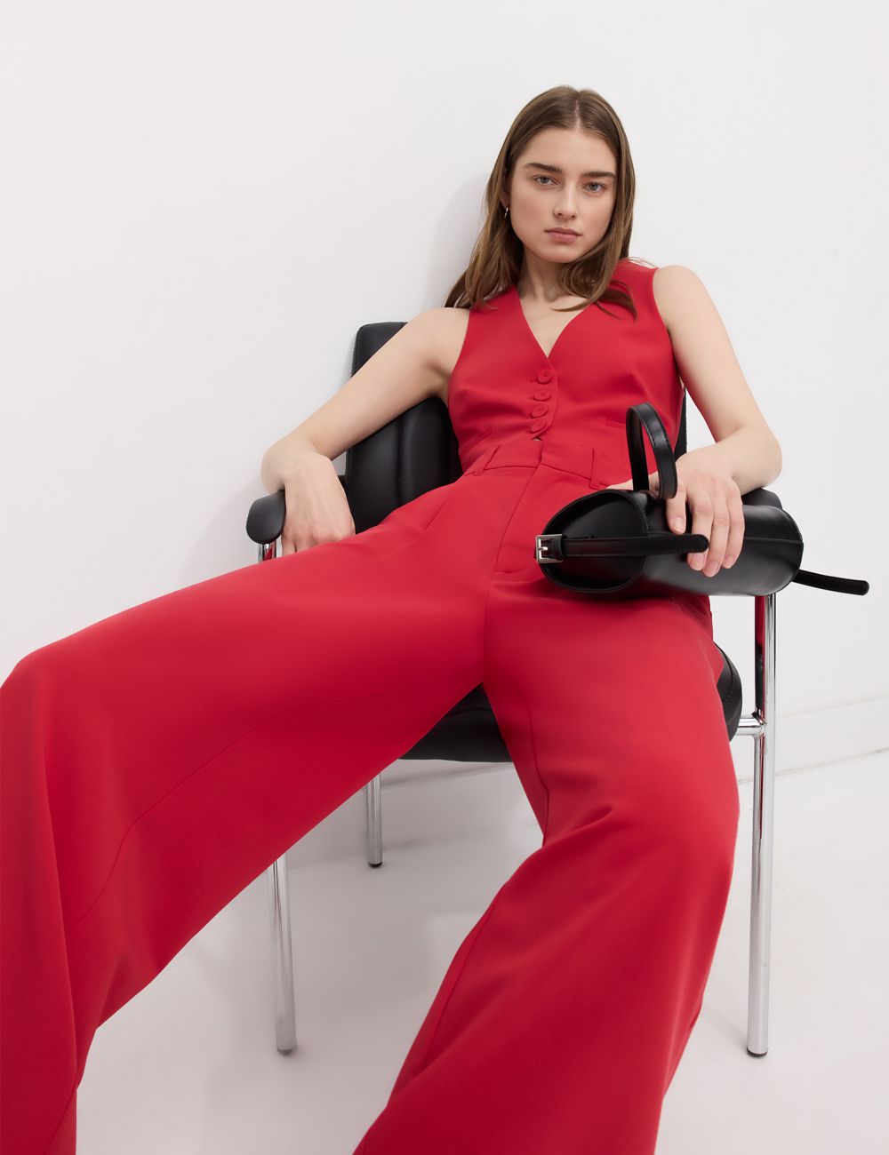 מכנסי קפלים מחוייטים