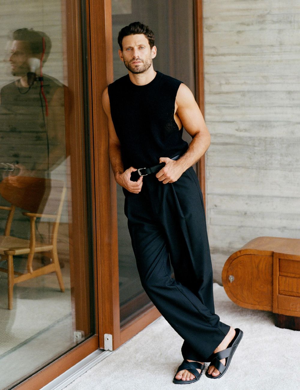 מכנסיים בסגנון מחויט