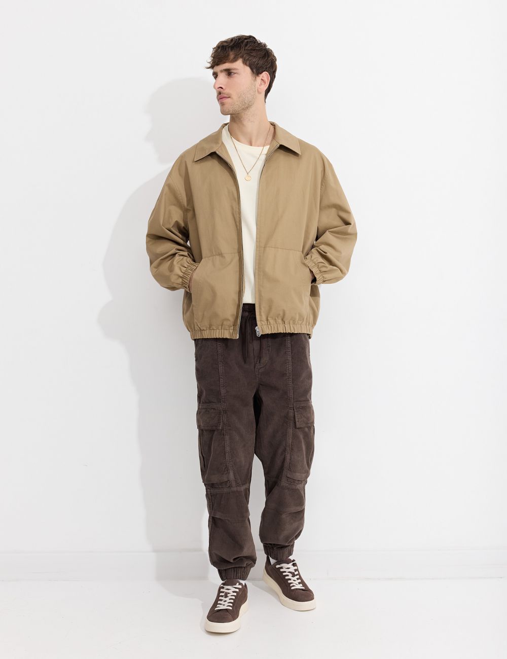 מכנסי JOGGER קורדרוי