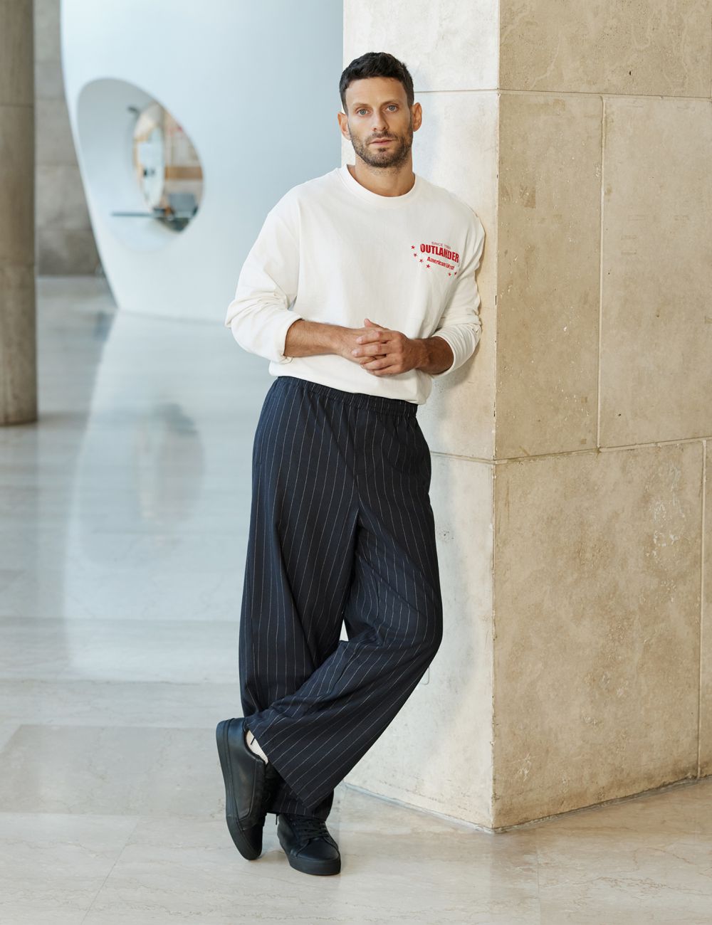 מכנסי פסים ארוכים