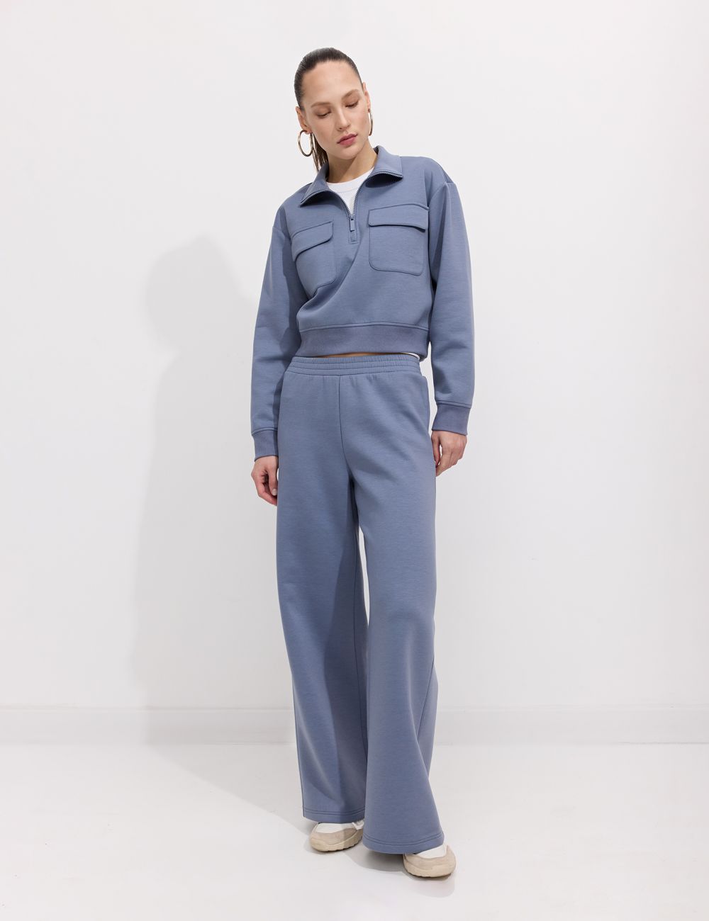 מכנסי פוטר WIDE-LEG