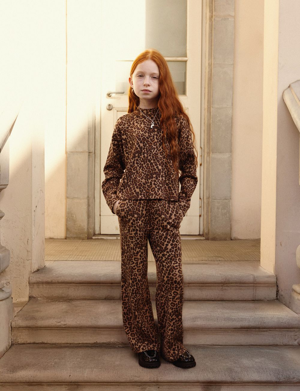 מכנסי סריג ארוכים