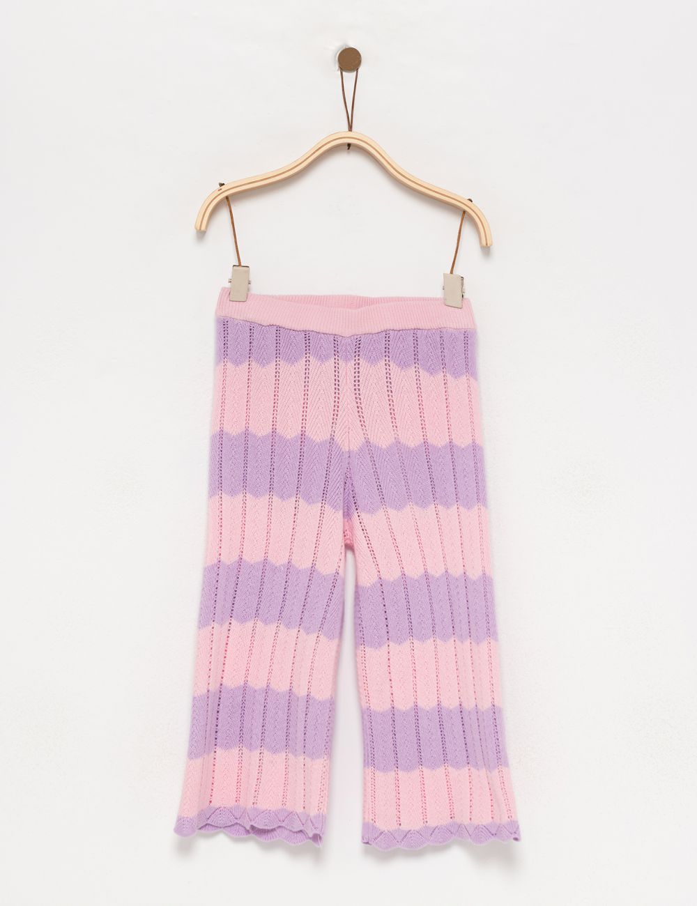 מכנסי סריג WIDE-LEG