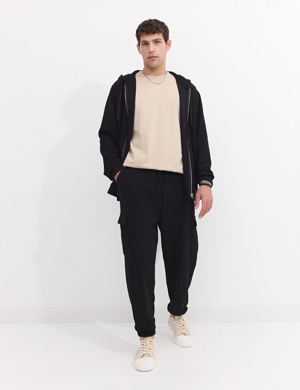 מכנסי JOGGER טקסטורה