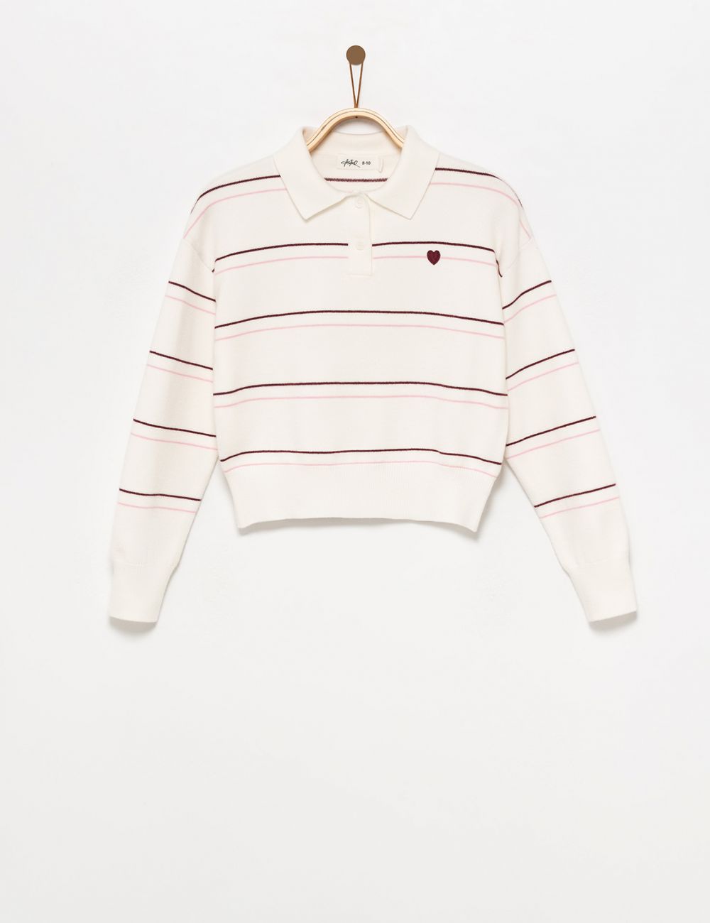 סריג פסים וצאוורון פולו