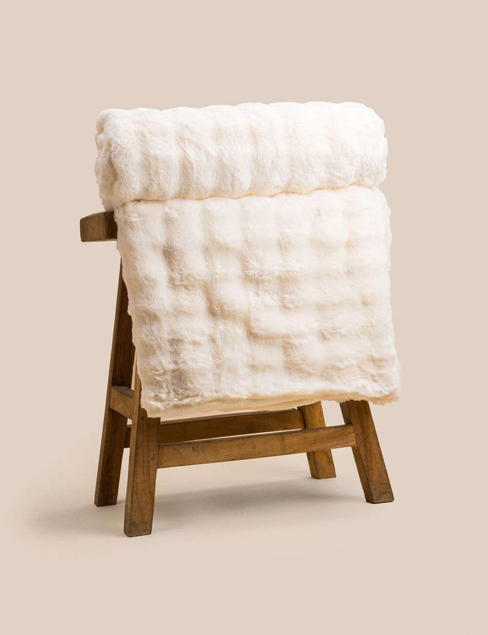 שמיכת פליז מגע פרווה רך