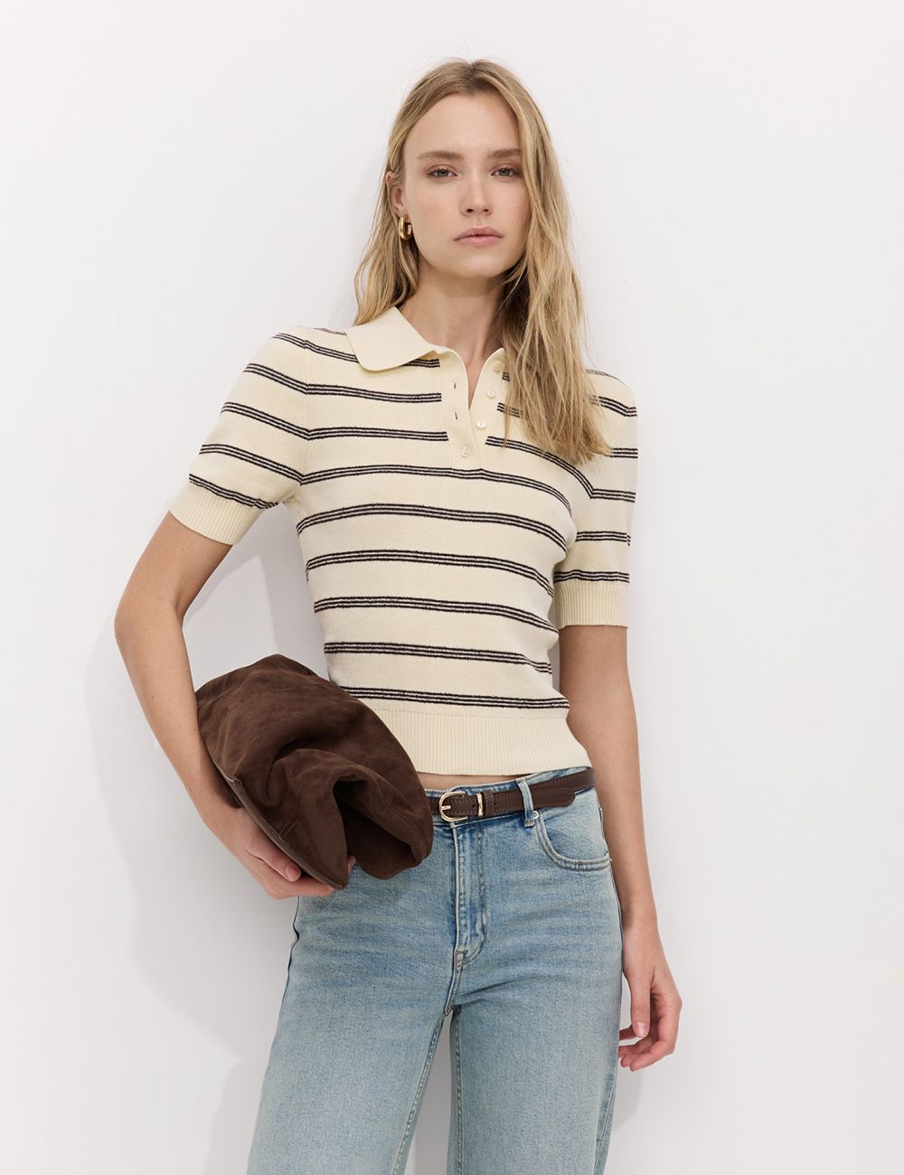 טופ פולו סרוג