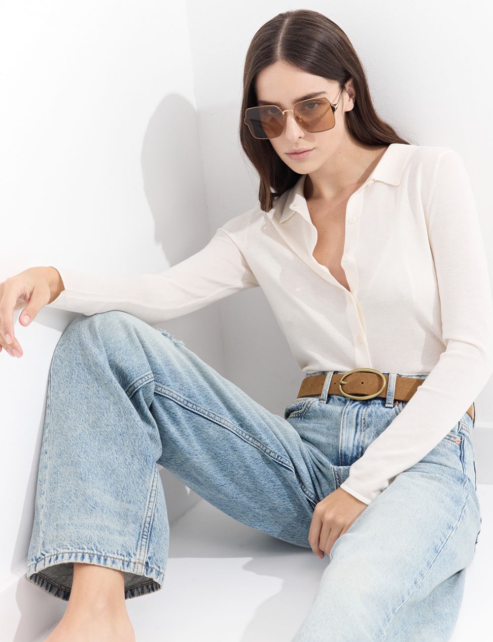 קרדיגן בסריגה עדינה