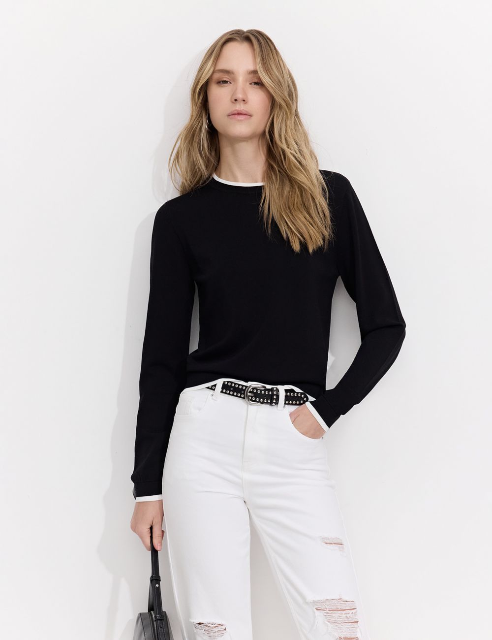 סריג עם שרוול ארוך