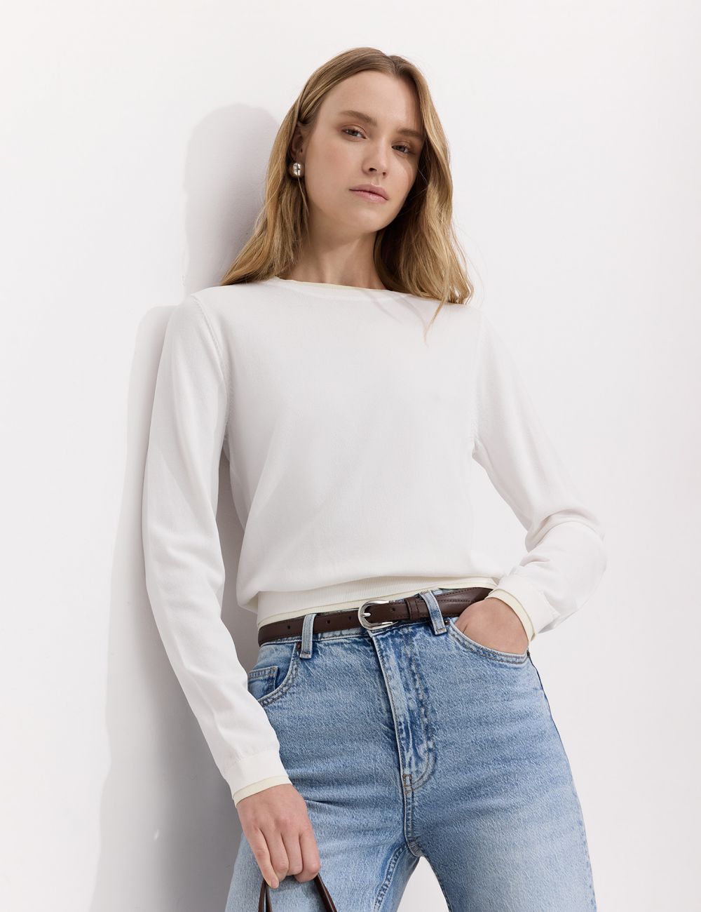 סריג עם שרוול ארוך