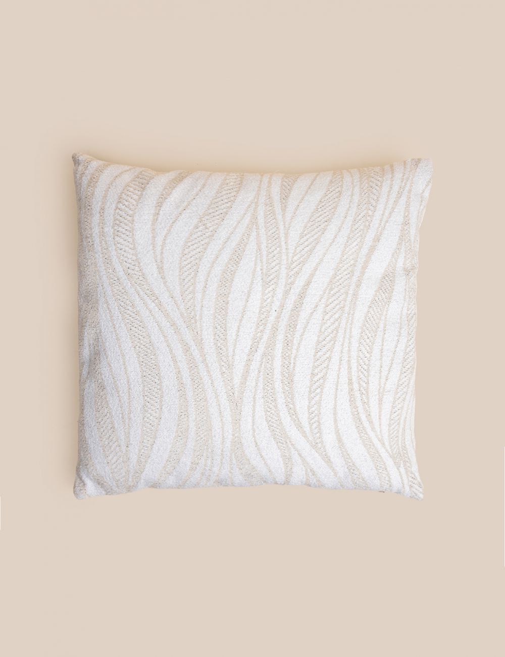 כרית נוי פסים קרם 45X45CM