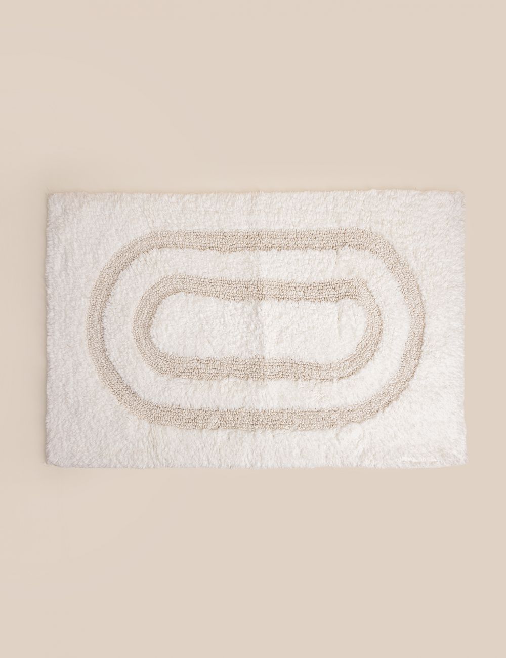 שטיח אמבט כותנה מעגלים 50X80CM