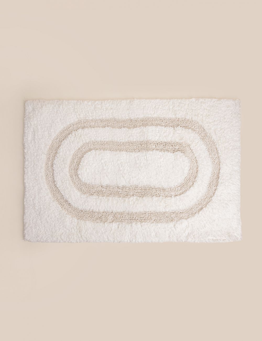 שטיח אמבט כותנה מעגלים 50X80CM
