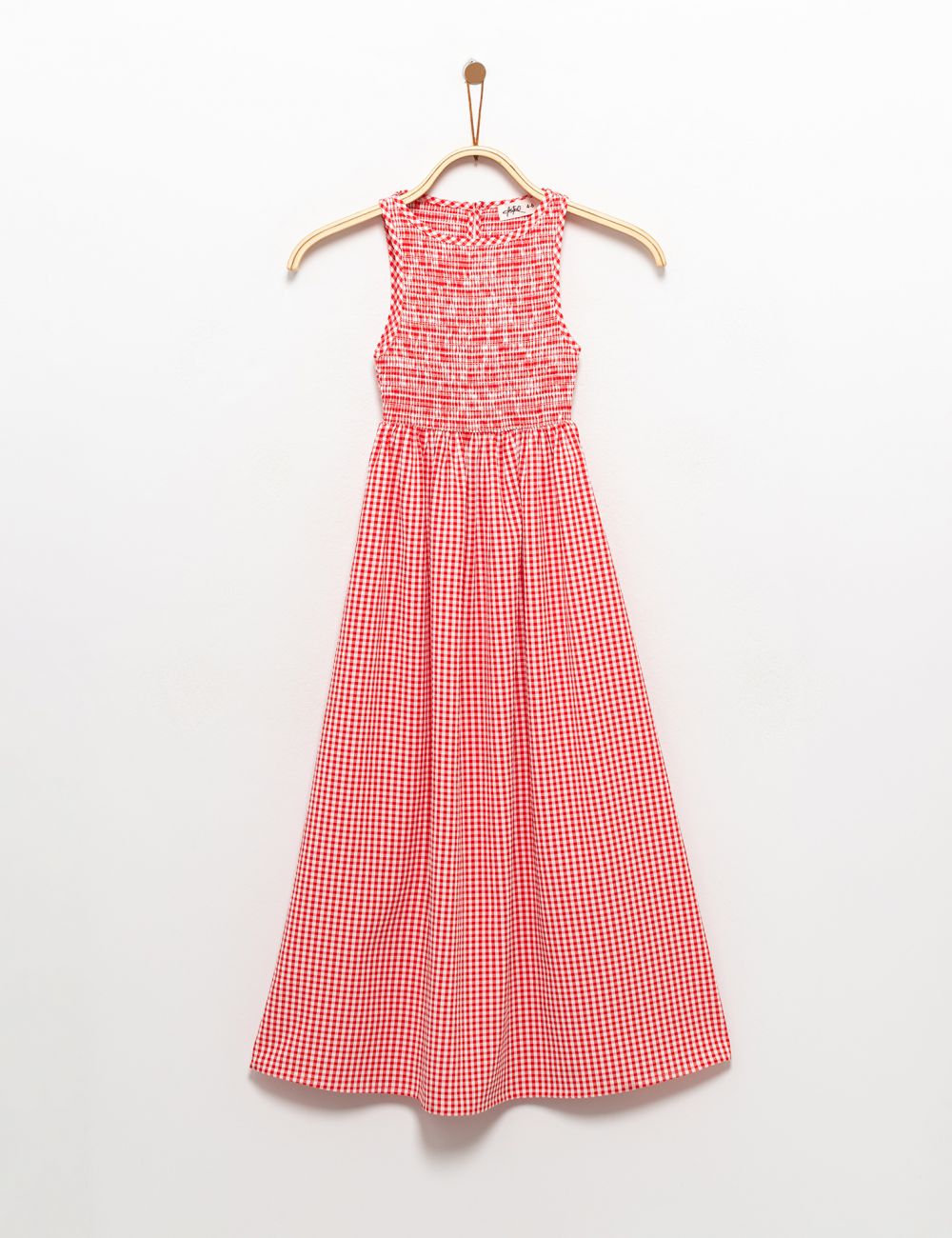 שמלת משבצות