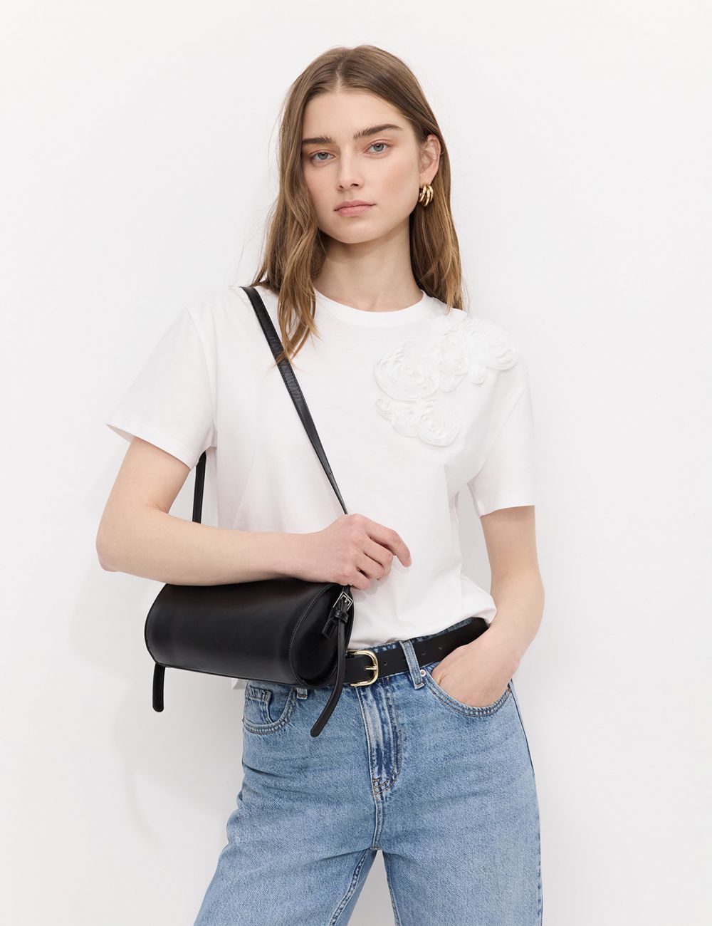 טי-שירט פרחים 3D