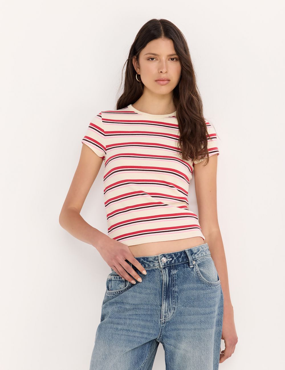 טישרט פסים רטרו